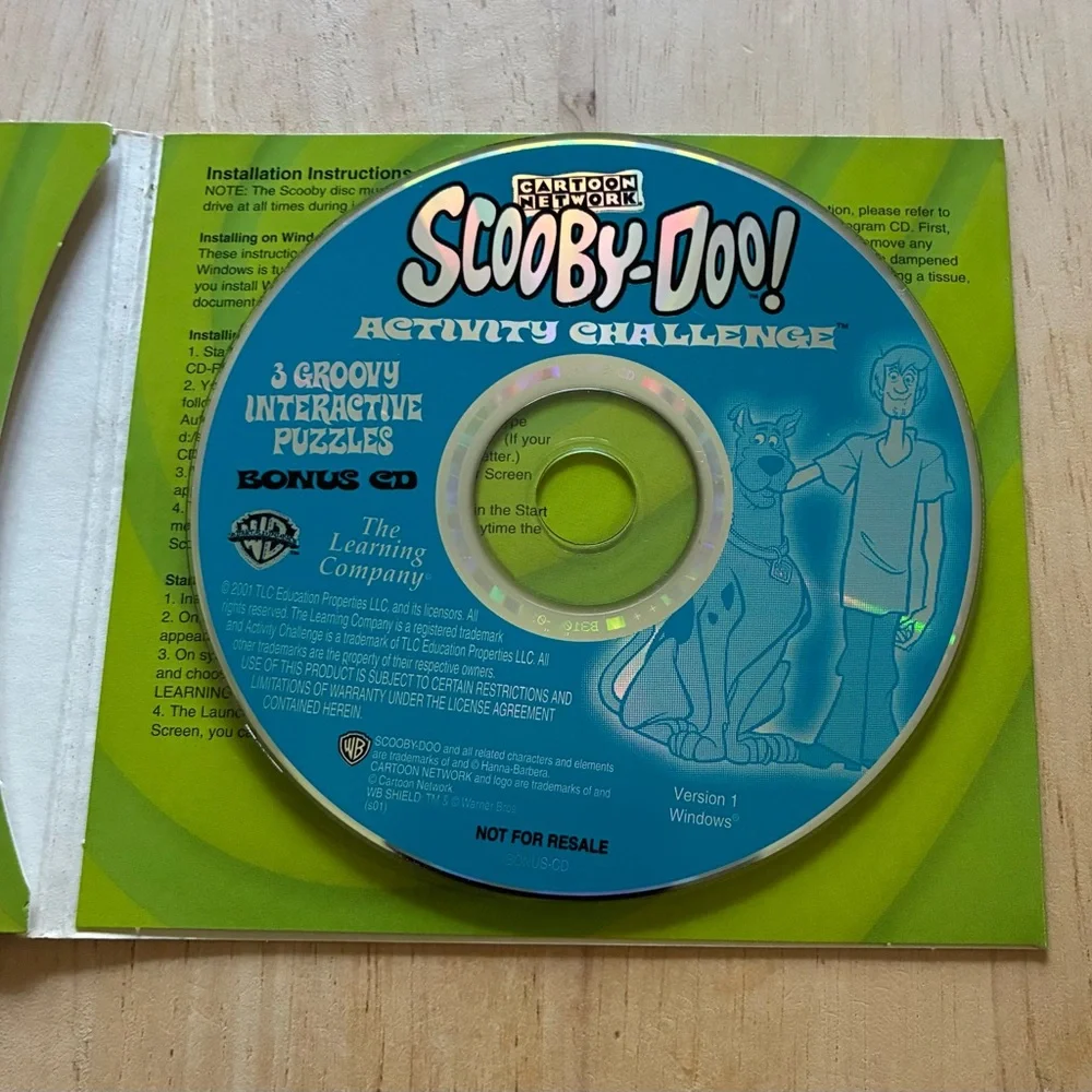 Scooby-Doo! Activity Challenge Bonus CD (PC Games) 2001